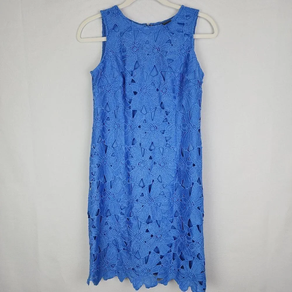 Ann‎ Taylor Crochet Flower Mini Dress 4P